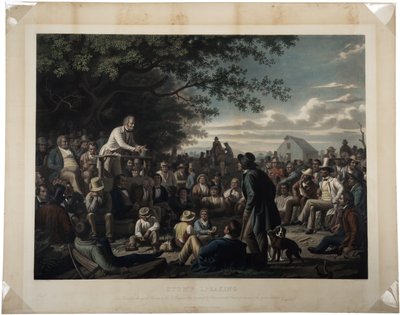 Discurso en el tocón, 1856 de George Caleb Bingham